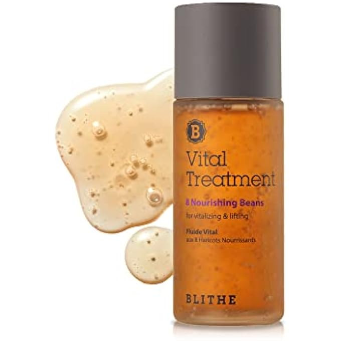 Blithe VITAL TREATMENT 8 NOURISHING BEANS OF SOYBEAN LENTILS KIDNEY CAROB PEANUTS & RED MUNG BEANS - ANTI AGING ESSENCE TONER VEGAN K BEAUTY, KOREAN SKIN CARE FOR VITALIZING & LIFTING 1.83 FL OZ - Image 1